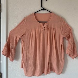 Blush DownEast Blouse